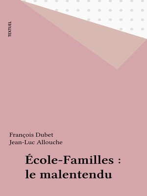 cover image of École-Familles